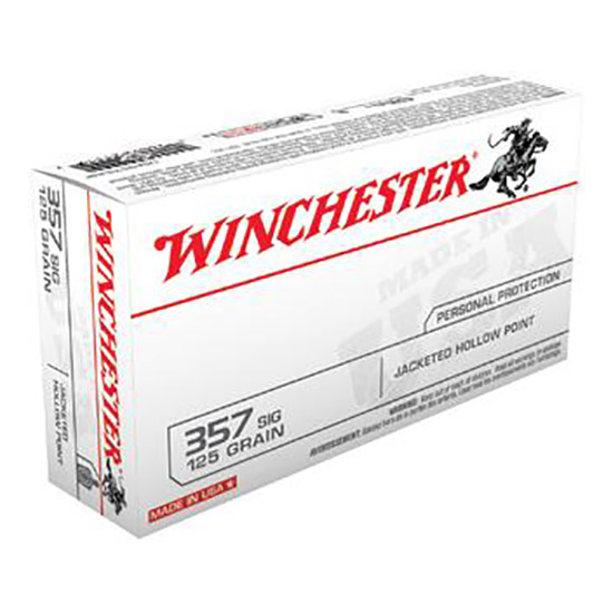 WIN USA 357SIG 125GR JHP 50/10 - Sale